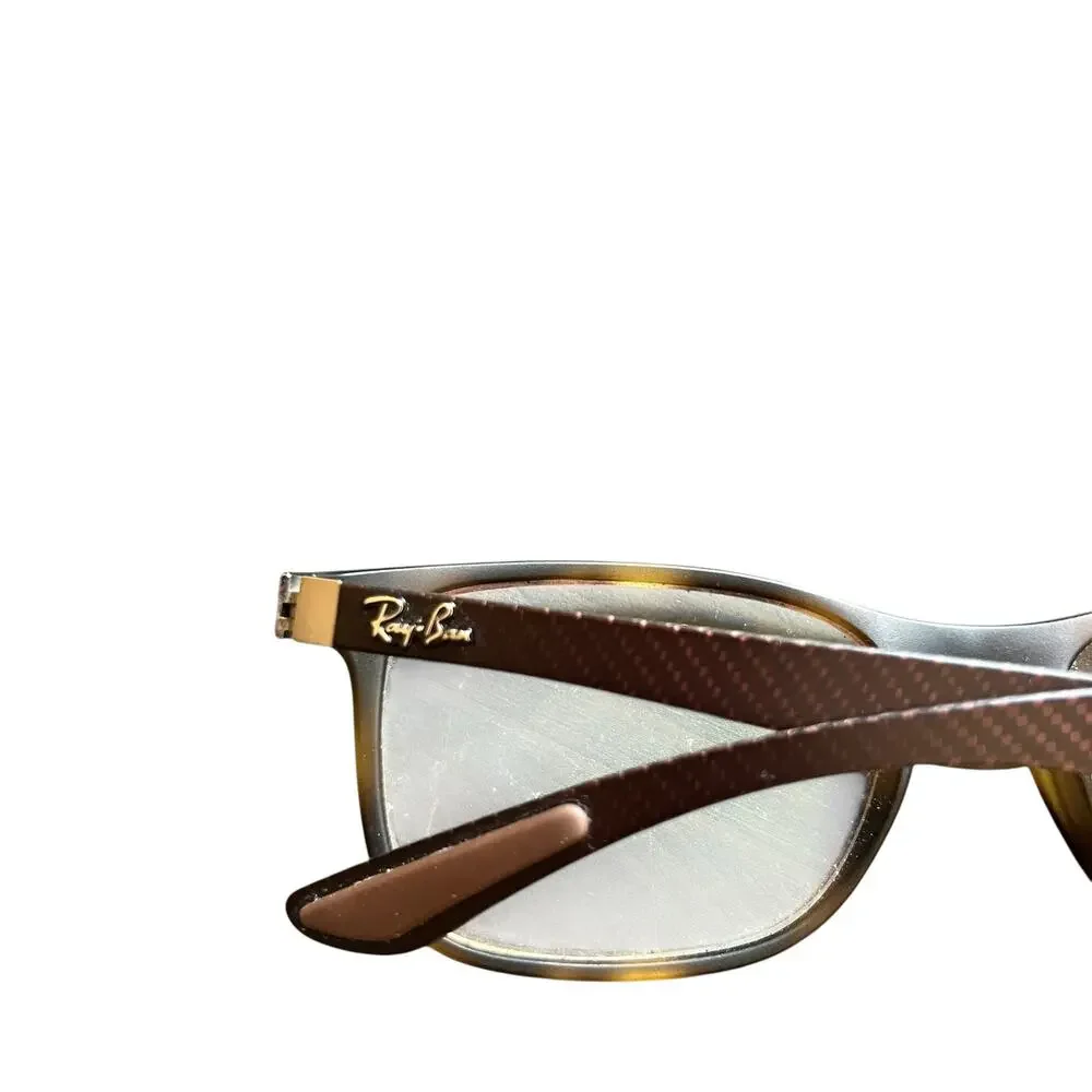 Rays Ban RX Eye Glasses Square Frames RB8903 Optics Matte Havana Tortoiseshell